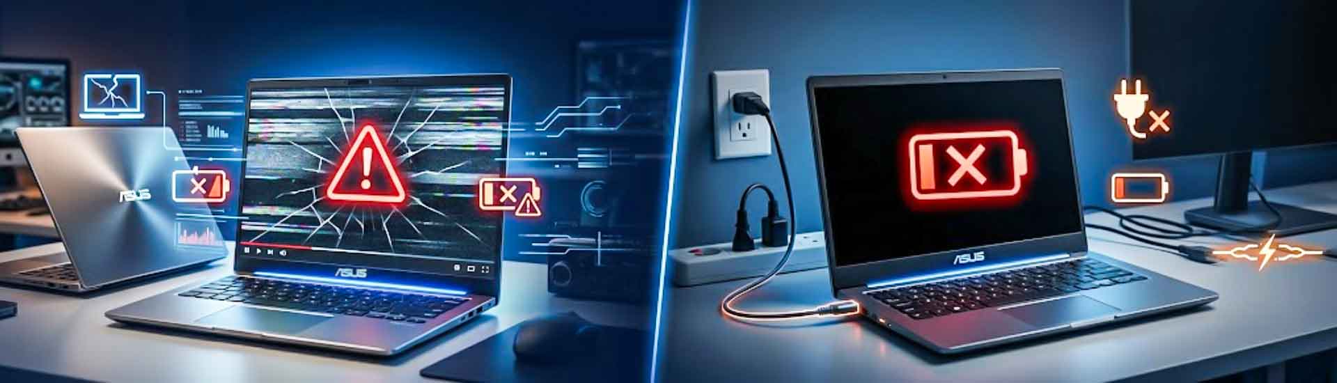 How to Deal With ASUS Laptop Screen and Battery Problems